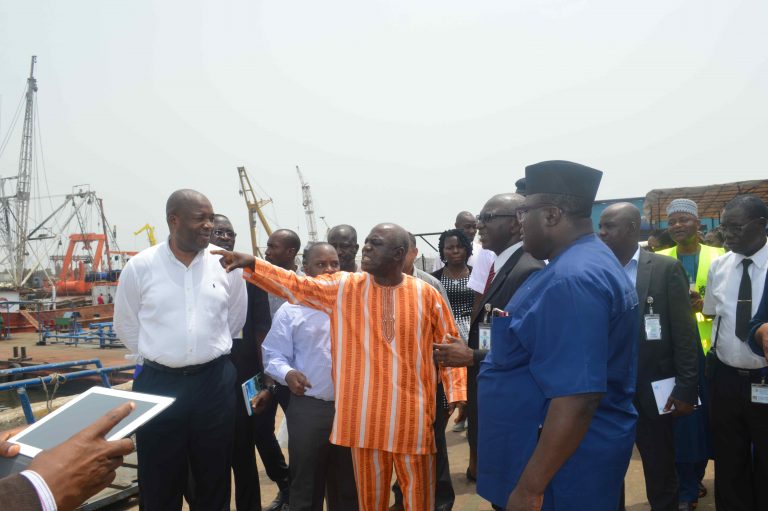 ICRC delegation at Kirikiri lighter terminals in Lagos